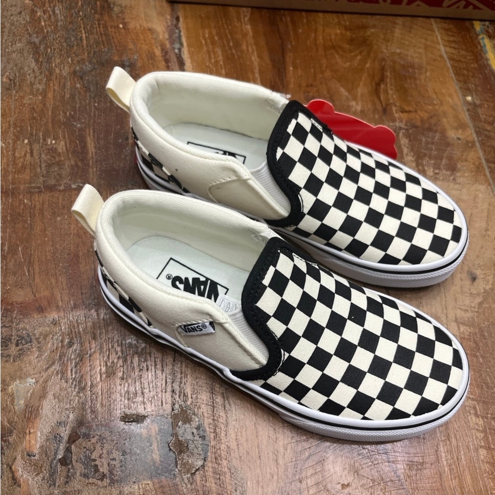 NIB Vans Youth Boys Checkerboard Asher